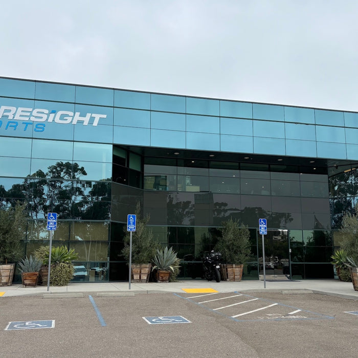 The outside of the Foresight Sports headquarters in San Diego