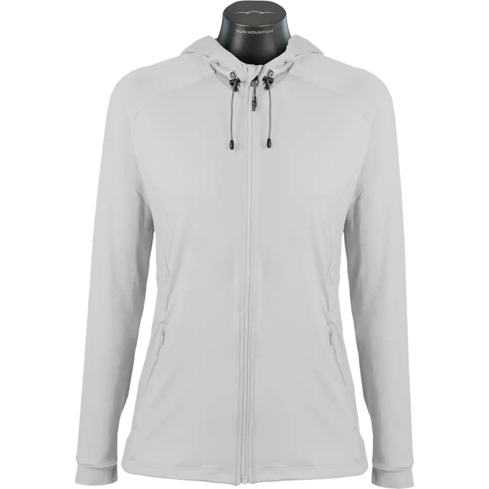 Sun Mountain 2025 Women's Second Layer Golf Hooded Jacket