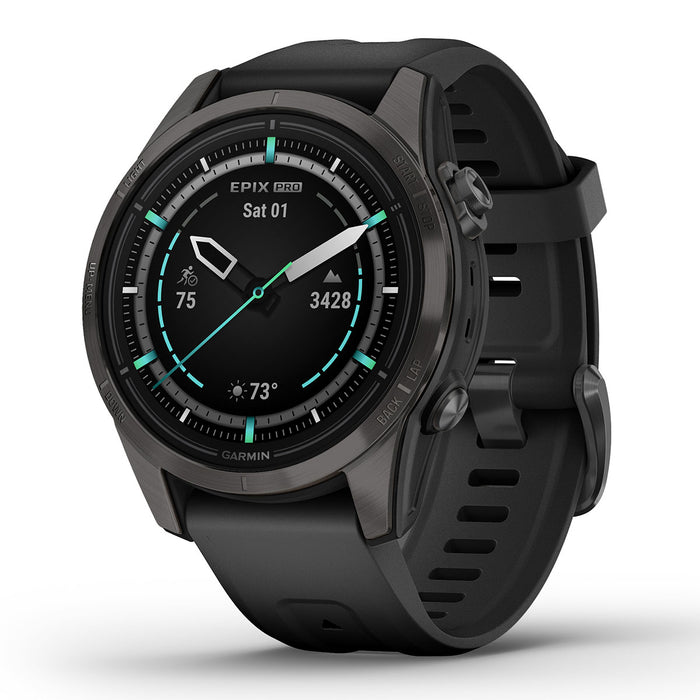Garmin Epix Gen 2 Sapphire Black Titanium AMOLED smartwatch 010