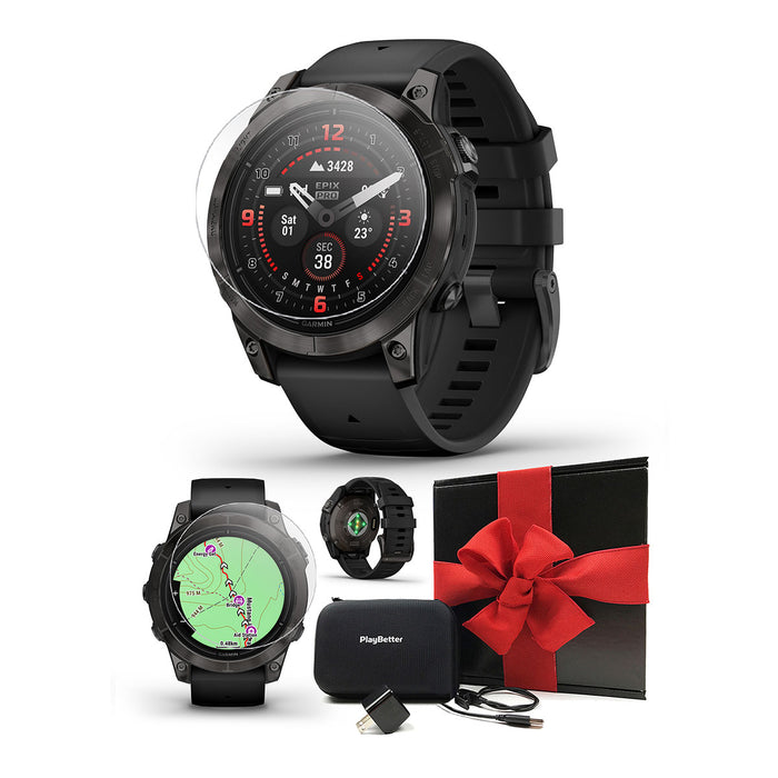 NEW Garmin epix Pro (Gen 2) Sapphire Edition GPS Watch - Carbon