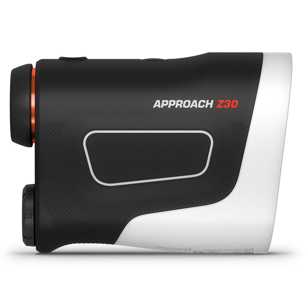 Garmin Approach Z30 scope laser rangefinder side angle
