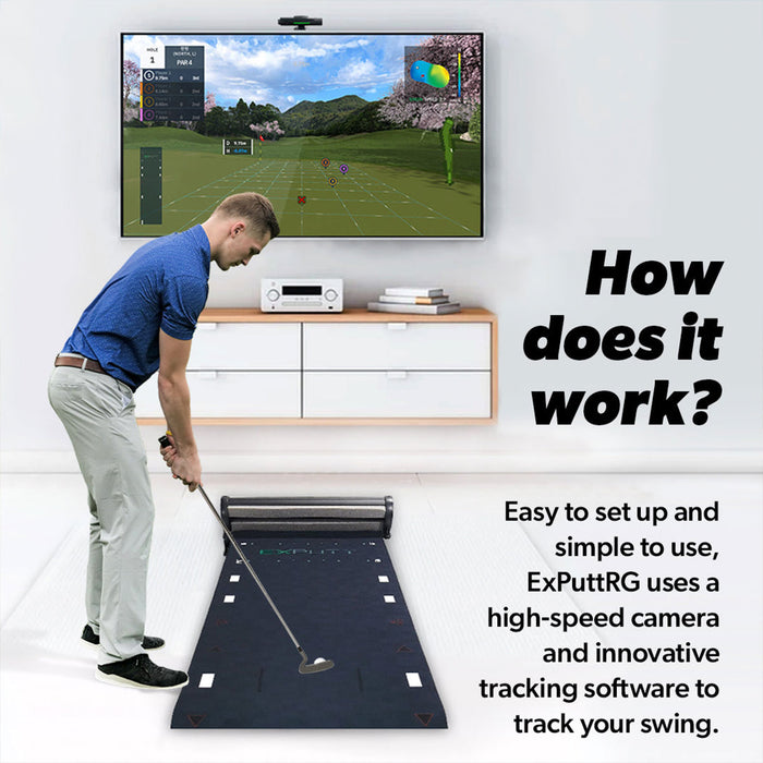 Exputt RG EX500D Real-Time Golf Putting Simulator