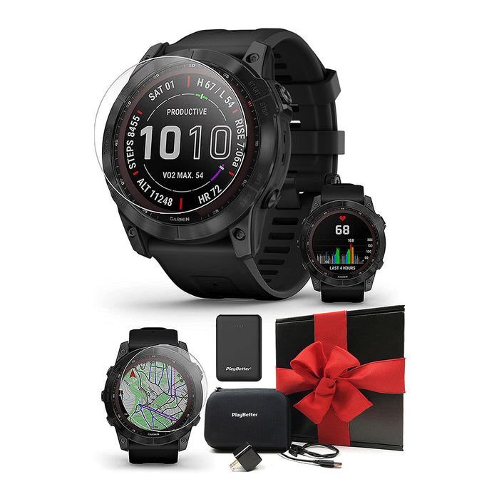 Garmin Fenix 7 SAPPHIRE SOLAR - GPS Multisport Smartwatch GPS Multisport  Watches