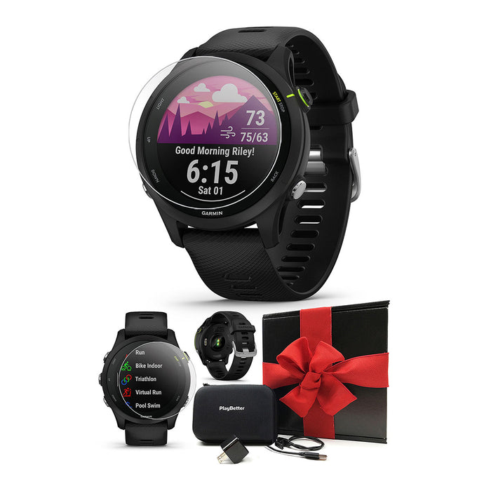 Garmin Forerunner 255 Music GPS Running Watch - black