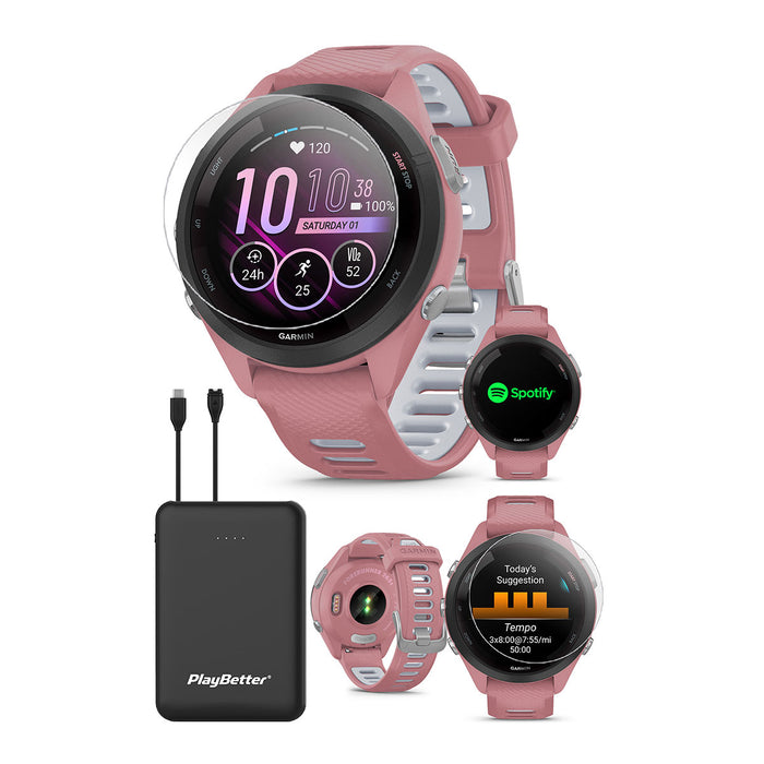 Montre GPS de running Garmin Forerunner 265S Pink - 010-02810-15