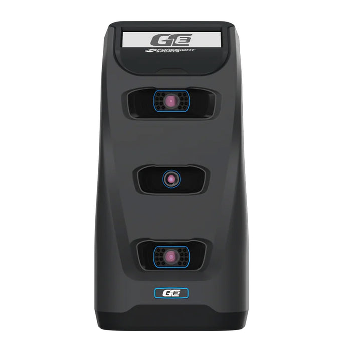 Front view of the Foresight Sports GC3 launch monitor and golf simulator