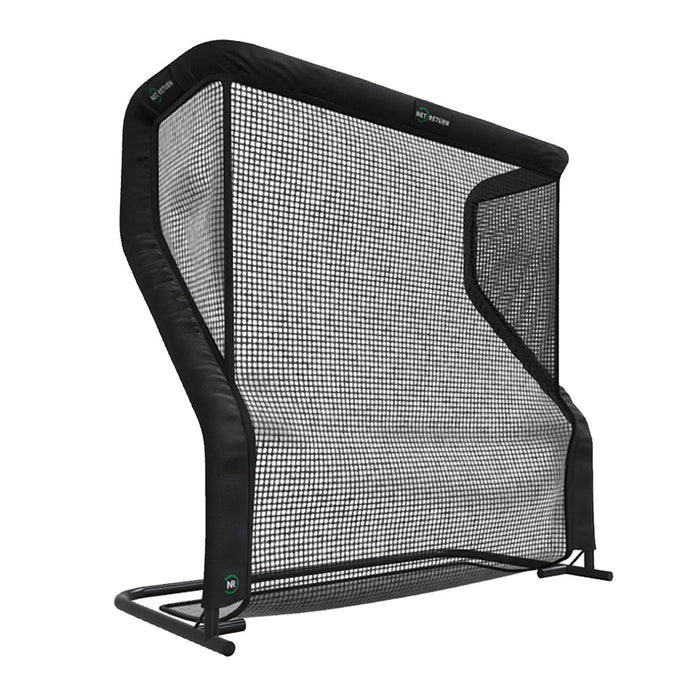 SkyTrak+ Golf Launch Monitor PlayBetter Home Net Studio with The Net Return Premium Hitting Net Package