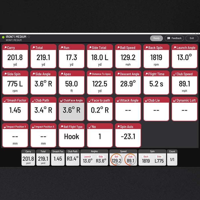 Uneekor QED Golf Launch Monitor & Simulator