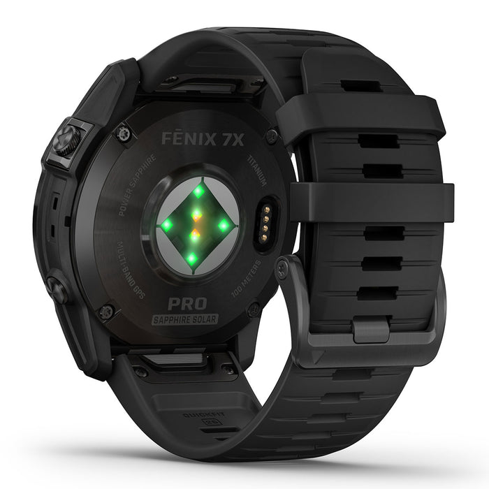 Garmin fenix 7X Pro Sapphire Solar Smartwatch - 51mm, Carbon Gray DLC