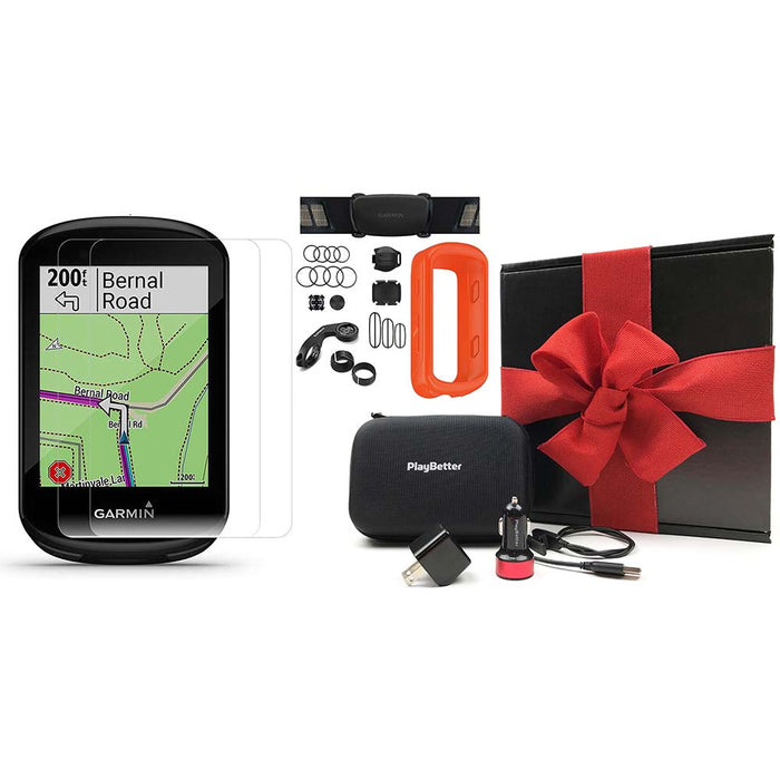 Garmin Edge 830 Sensor Bundle, pantalla táctil de rendimiento  GPS, computadora de ciclismo y bicicleta con mapeo y Varia UT 800 Smart  Headlight Urban Edition con doble montaje frontal exterior : Electrónica